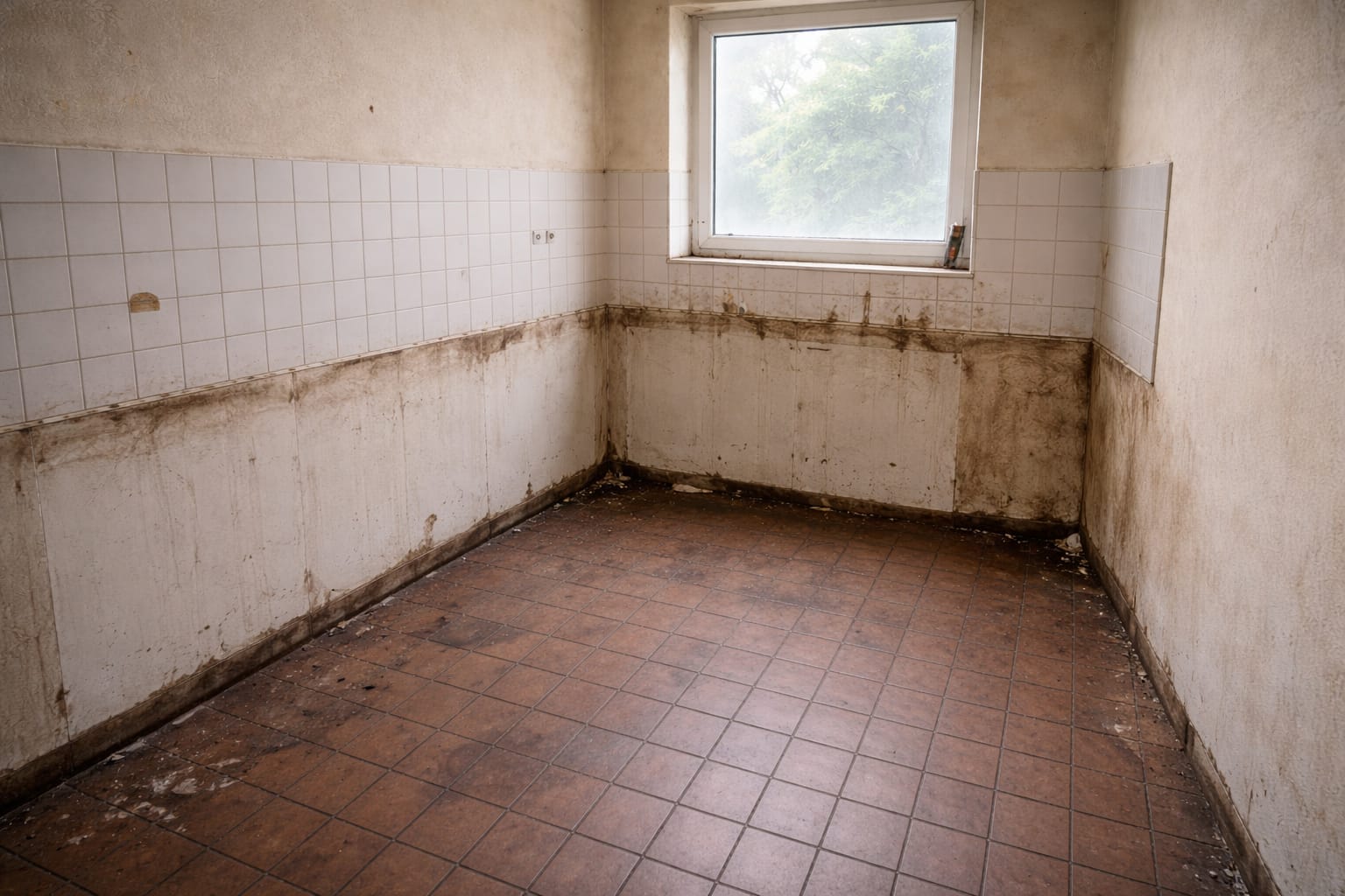 Vorher - Sauberer Raum