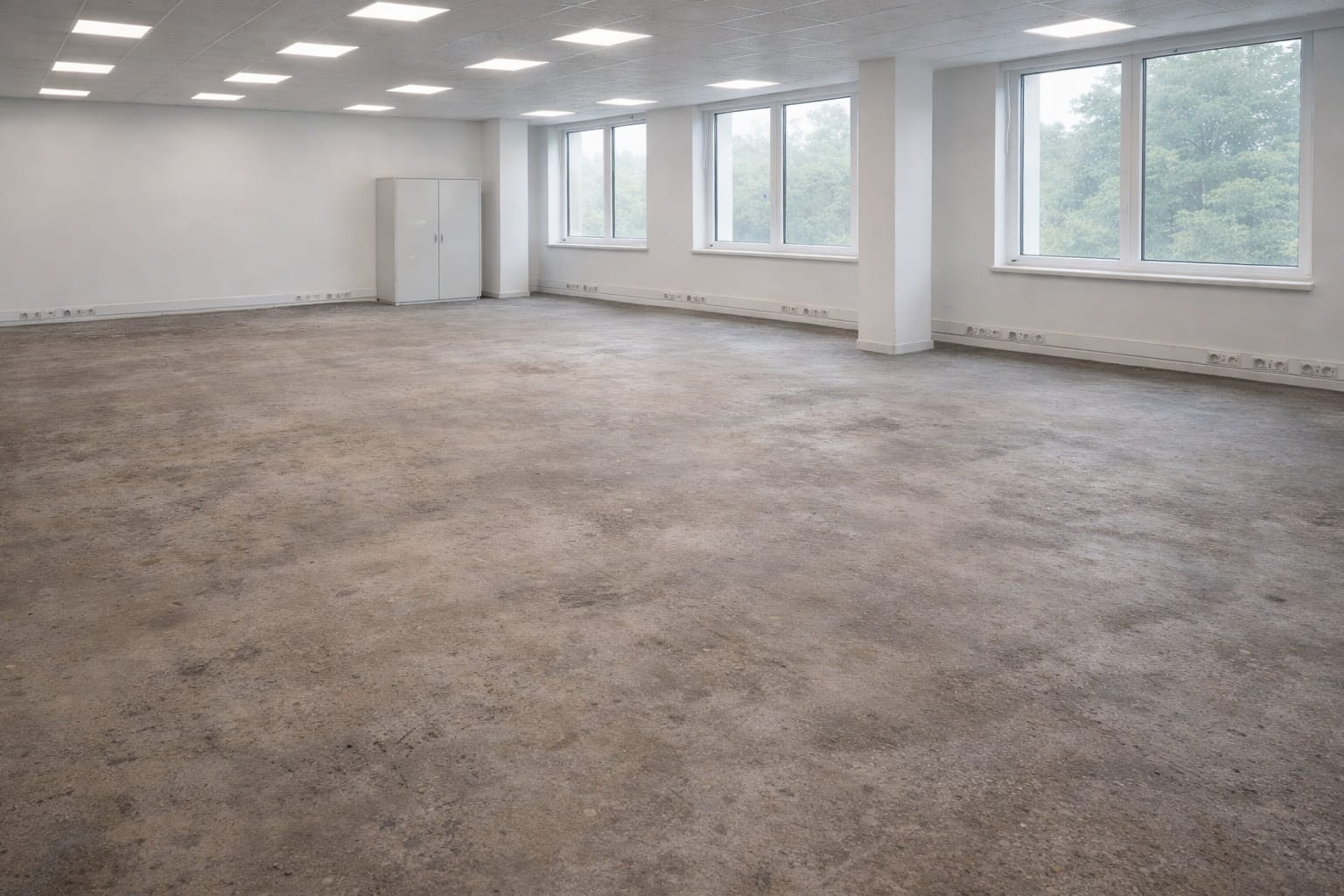 Nachher - Leere Büroräume